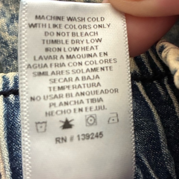 Vibrant MIU Y2K Bodycon Acid Wash Side Contrast Denim Dress S - Picture 13 of 16